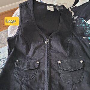 Harley Davidson denim corset top